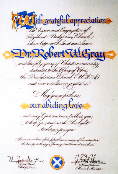 Gray Certificate