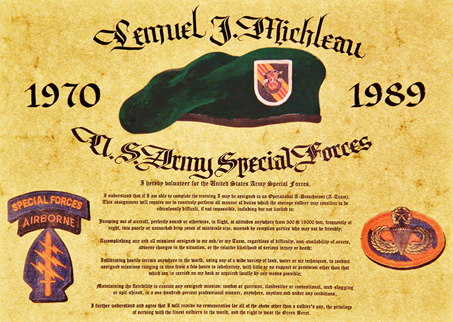 Michleau Certificate