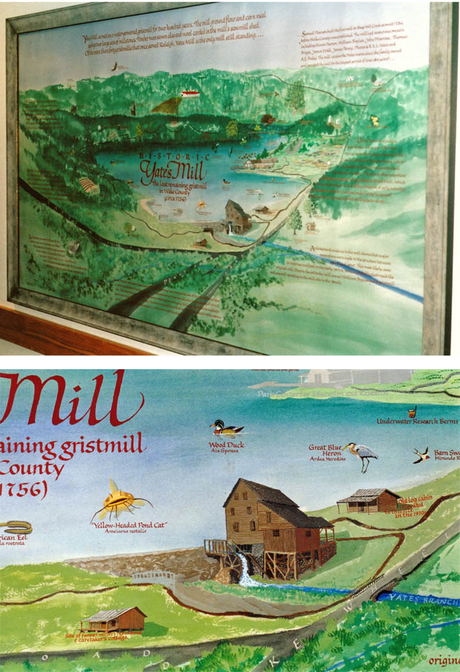 Yates Mill Map