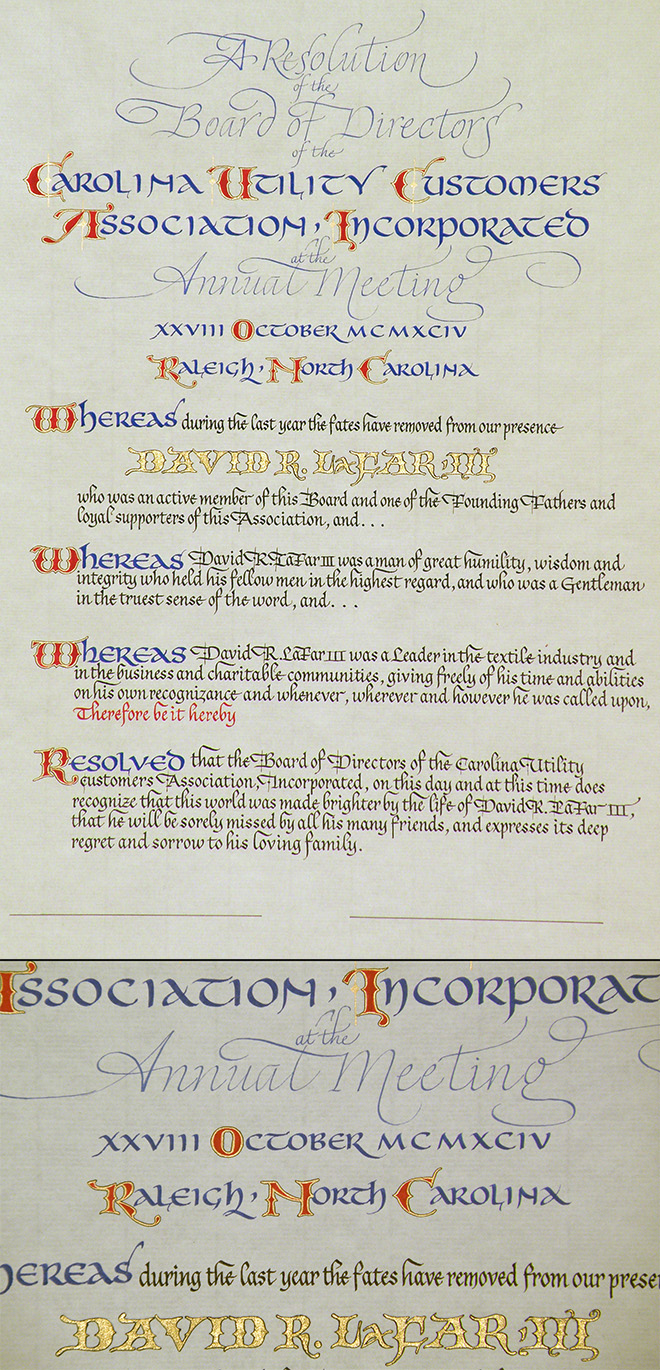 LaFar Certificate